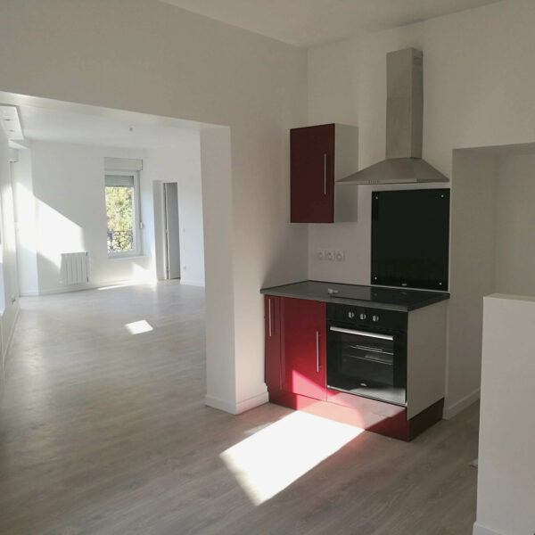 Photo Cuisine, salon et salle à manger appartement 101