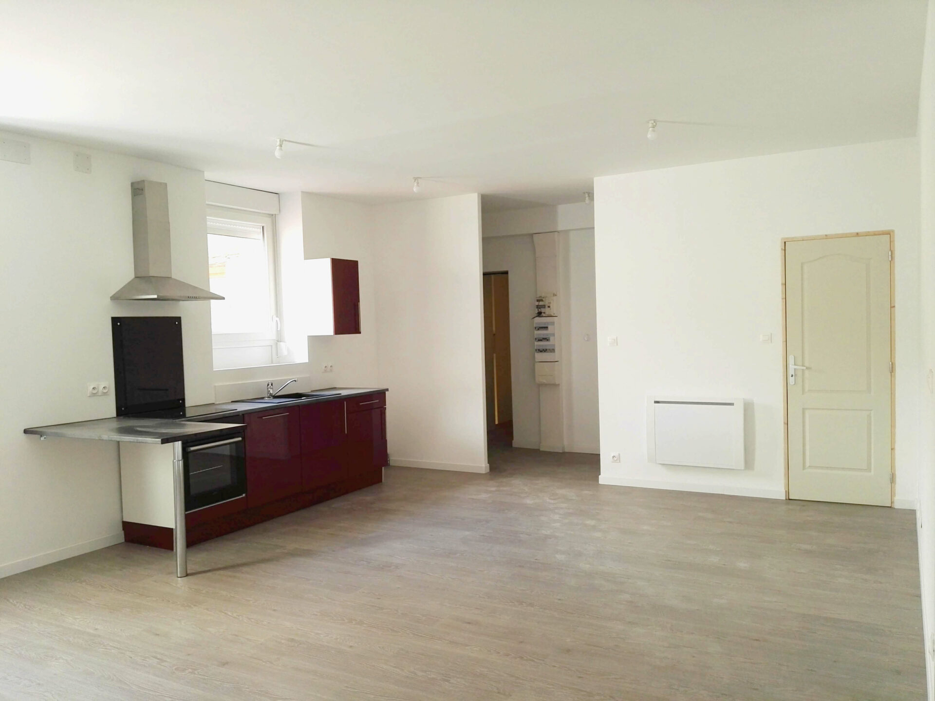Photo salon, salle à manger et cuisine appartement 102